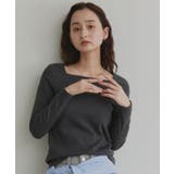 【2026SS新作】アソート ボートネック スクエアネック リブトップス | ad thie | 詳細画像16 