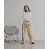 【2026SS新作】アソート ボートネック スクエアネック リブトップス | ad thie | 詳細画像2 