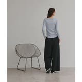 【2026SS新作】アソート ボートネック スクエアネック リブトップス | ad thie | 詳細画像29 