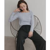 【2026SS新作】アソート ボートネック スクエアネック リブトップス | ad thie | 詳細画像32 