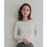 【2026SS新作】アソート ボートネック スクエアネック リブトップス | ad thie | 詳細画像35 