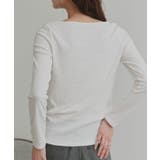 【2026SS新作】アソート ボートネック スクエアネック リブトップス | ad thie | 詳細画像37 