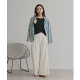 【2026SS新作】アソート ボートネック スクエアネック リブトップス | ad thie | 詳細画像38 