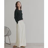 【2026SS新作】アソート ボートネック スクエアネック リブトップス | ad thie | 詳細画像40 