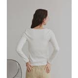 【2026SS新作】アソート ボートネック スクエアネック リブトップス | ad thie | 詳細画像5 