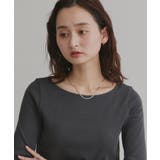 【2026SS新作】アソート ボートネック スクエアネック リブトップス | ad thie | 詳細画像53 