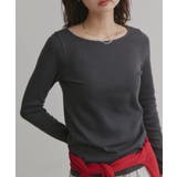 【2026SS新作】アソート ボートネック スクエアネック リブトップス | ad thie | 詳細画像54 