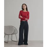 【2026SS新作】アソート ボートネック スクエアネック リブトップス | ad thie | 詳細画像56 