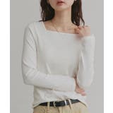 【2026SS新作】アソート ボートネック スクエアネック リブトップス | ad thie | 詳細画像7 