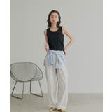 【2026SS新作】チュールリブタンクトップ | ad thie | 詳細画像10 