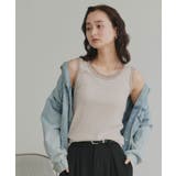 【2026SS新作】チュールリブタンクトップ | ad thie | 詳細画像26 