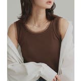 チュール リブ タンクトップ | ad thie | 詳細画像42
