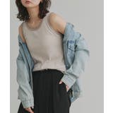チュール リブ タンクトップ | ad thie | 詳細画像50