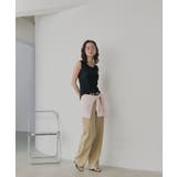 【2026SS新作】アソート クルーネックレースタンクトップ | ad thie | 詳細画像19 