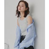 【2026SS新作】アソート クルーネックレースタンクトップ | ad thie | 詳細画像35 