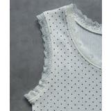 【2026SS新作】アソート クルーネックレースタンクトップ | ad thie | 詳細画像39 