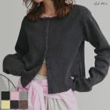 【2026SS新作】ワッフルコンパクトカーディガン | ad thie | 詳細画像1