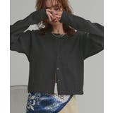 【2026SS新作】ワッフルコンパクトカーディガン | ad thie | 詳細画像6