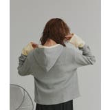 【2026SS新作】バイカラーワッフルパーカー | ad thie | 詳細画像14 