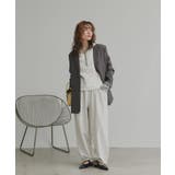 【2026SS新作】バイカラーワッフルパーカー | ad thie | 詳細画像18 