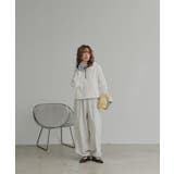 【2026SS新作】バイカラーワッフルパーカー | ad thie | 詳細画像20 