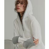 【2026SS新作】バイカラーワッフルパーカー | ad thie | 詳細画像24 