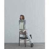 【2026SS新作】バイカラーワッフルパーカー | ad thie | 詳細画像3 