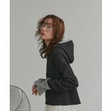 【2026SS新作】バイカラーワッフルパーカー | ad thie | 詳細画像30 