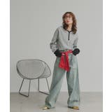 【2026SS新作】バイカラーワッフルパーカー | ad thie | 詳細画像35 