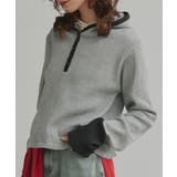 【2026SS新作】バイカラーワッフルパーカー | ad thie | 詳細画像38 