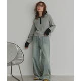 【2026SS新作】バイカラーワッフルパーカー | ad thie | 詳細画像39 