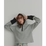 【2026SS新作】バイカラーワッフルパーカー | ad thie | 詳細画像40 