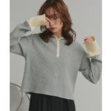 【2026SS新作】バイカラーワッフルパーカー | ad thie | 詳細画像9 