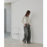 【2026SS新作】シアーリブヘンリーネックトップス | ad thie | 詳細画像3