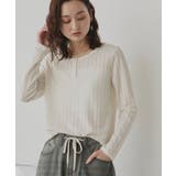 【2026SS新作】シアーリブヘンリーネックトップス | ad thie | 詳細画像7