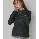 【2026SS新作】リバーシブルプチハイネックレーストップス | ad thie | 詳細画像12 