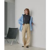 【2026SS新作】リバーシブルプチハイネックレーストップス | ad thie | 詳細画像24 