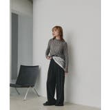 【2026SS新作】リバーシブルプチハイネックレーストップス | ad thie | 詳細画像7 