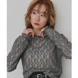 【2026SS新作】リバーシブルプチハイネックレーストップス | ad thie | 詳細画像9 