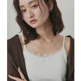 オフホワイト | 【2026SS新作】カップ付きリボンデザインキャミソール | ad thie