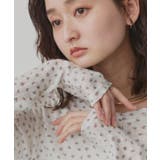 【2026SS新作】小花柄透かし編みニットカーディガン リブキャミソールセット | ad thie | 詳細画像10 