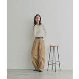 【2026SS新作】ダブルカラーポロニットトップス | ad thie | 詳細画像12 