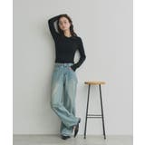 【2026SS新作】ダブルカラーポロニットトップス | ad thie | 詳細画像2 