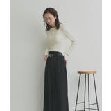 【2026SS新作】ダブルカラーポロニットトップス | ad thie | 詳細画像20 