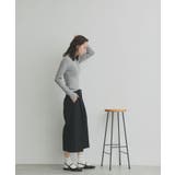 【2026SS新作】ダブルカラーポロニットトップス | ad thie | 詳細画像32 