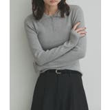 【2026SS新作】ダブルカラーポロニットトップス | ad thie | 詳細画像34 