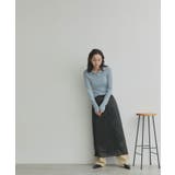 【2026SS新作】ダブルカラーポロニットトップス | ad thie | 詳細画像41 