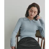 【2026SS新作】ダブルカラーポロニットトップス | ad thie | 詳細画像44 