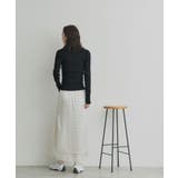 【2026SS新作】ダブルカラーポロニットトップス | ad thie | 詳細画像6 