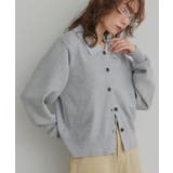 【2026SS新作】バイカラーポロニットカーディガン | ad thie | 詳細画像10 